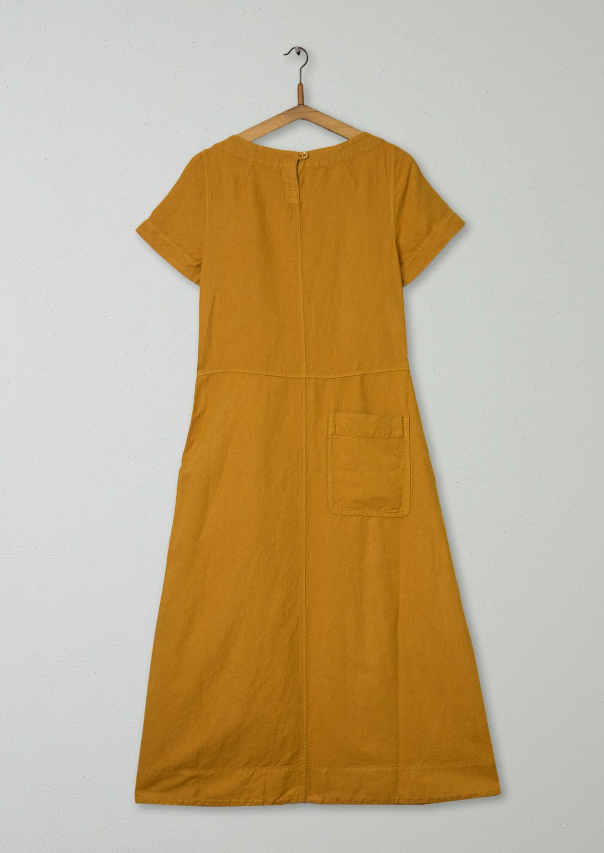 Reworn Cotton Linen Dress Size 4 (1744) | Dhal