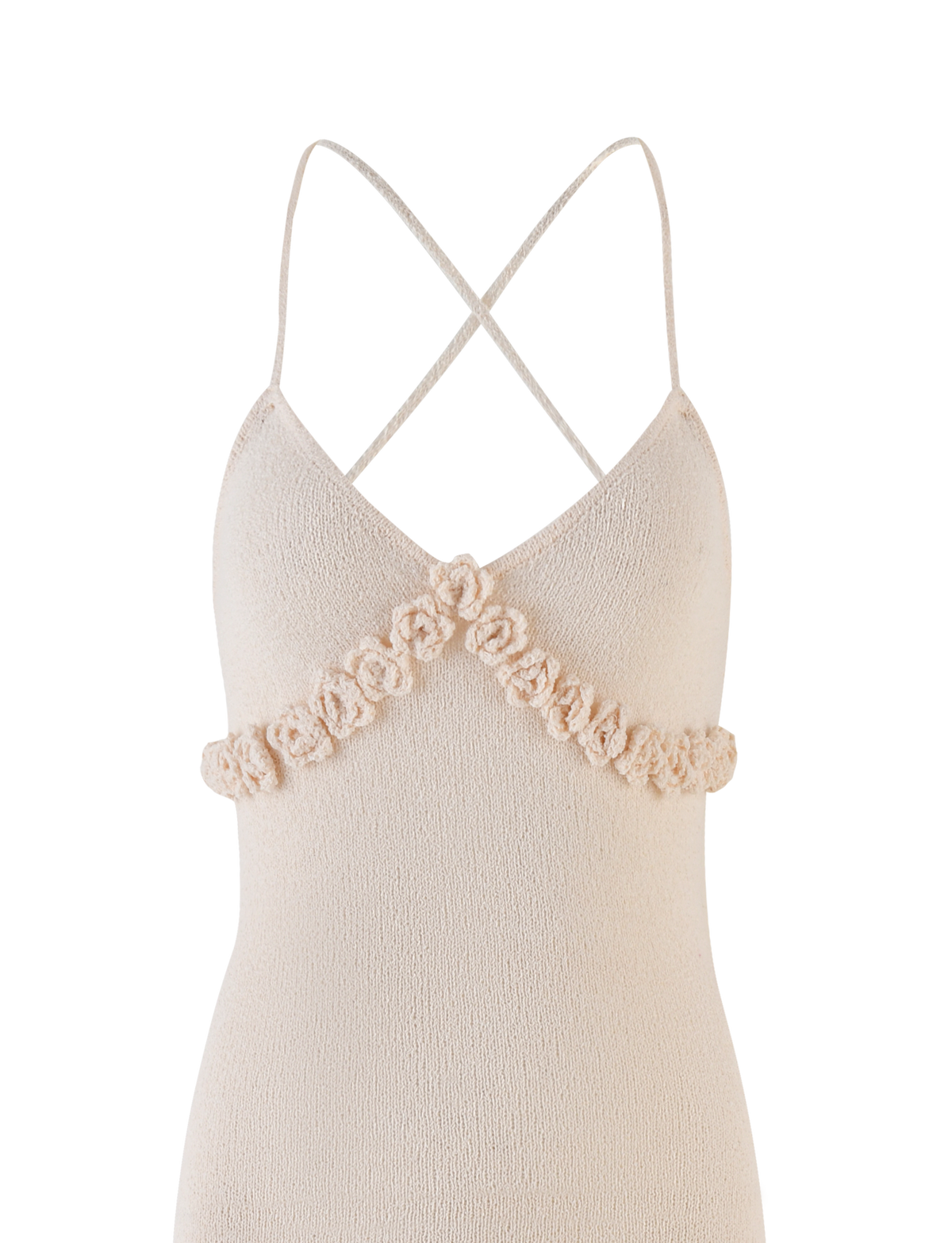 LAVELLE MAXI DRESS - WHITE : CREAM : CREAM