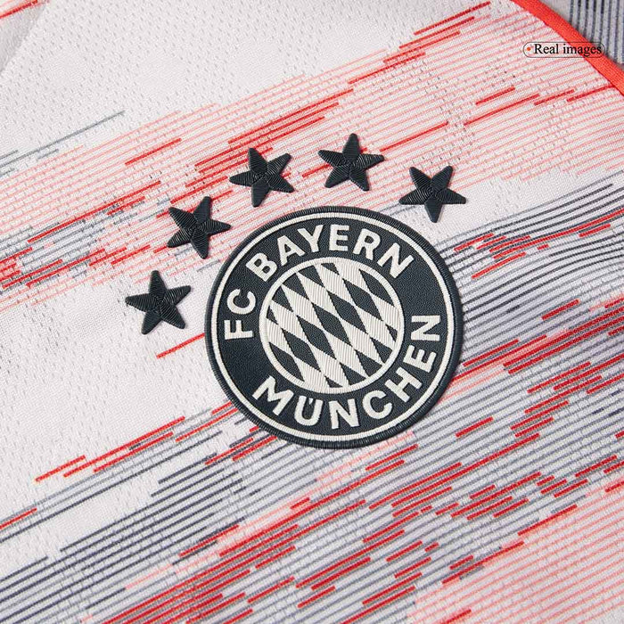Authentic KANE #9 Bayern Munich Away Soccer Jersey 2025/26 White