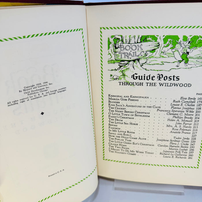 Book Trails Volumes 4, 5 & 6- 1946 Illustrated Hardcover Set