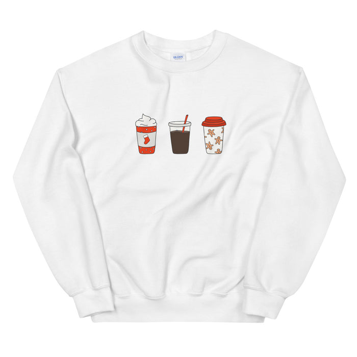 Festive Drinks Crew Sweatshirt