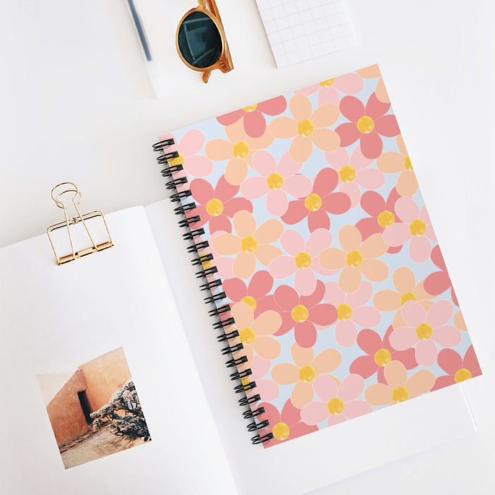 Flower Power Spiral Notebook