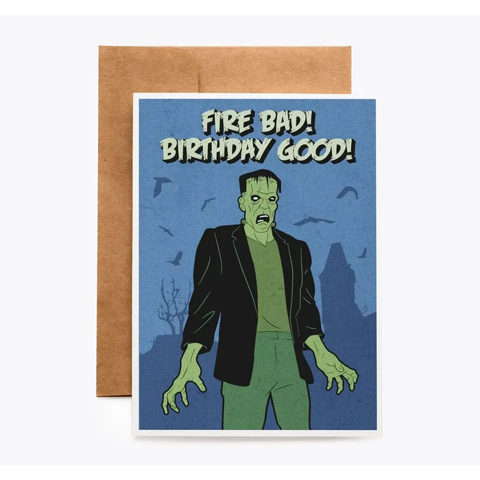 Frankenstein's Monster Birthday Card