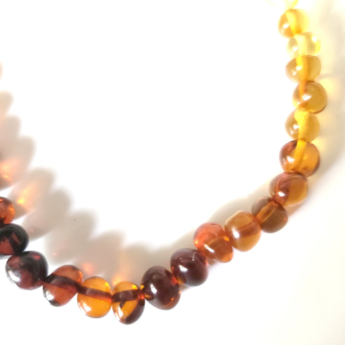 multicolor amber stretchable bracelet