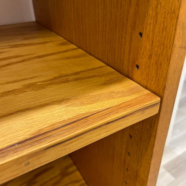 Oak Bookcase - Adjustable Shelves