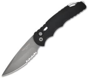Protech TR-4 Tactical Response 4 Automatic Knife (4" Bead Blast Serr) TR-4B2 - GearBarrel.com