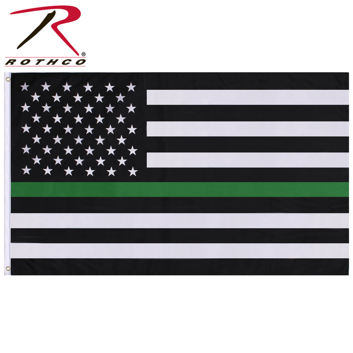 Rothco Thin Green Line Flag 3x5