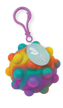 Science Museum of Minnesota Fidget Pop It Ball Keychain