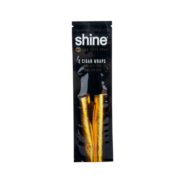shine 24k gold cigar wraps