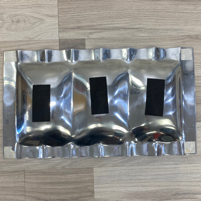 Silver Rectangle Metal Tray