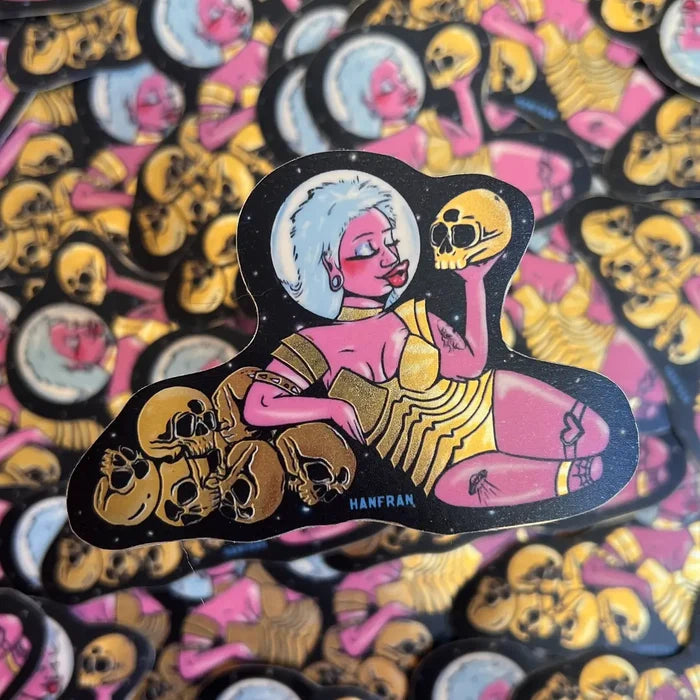 Skull Kisser Sticker