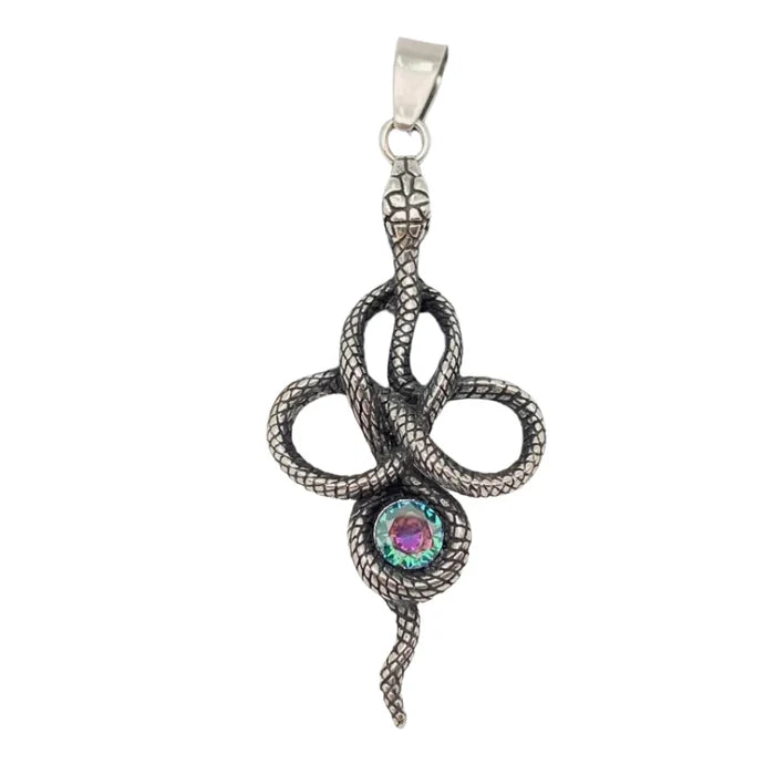 Snake Mystic Quartz Necklace