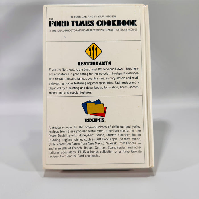 The Ford Times Cookbook by Nancy Kennedy (1968, First Printing) | Regional American Recipes | Hardcover Illustrated Travel Cookbook
