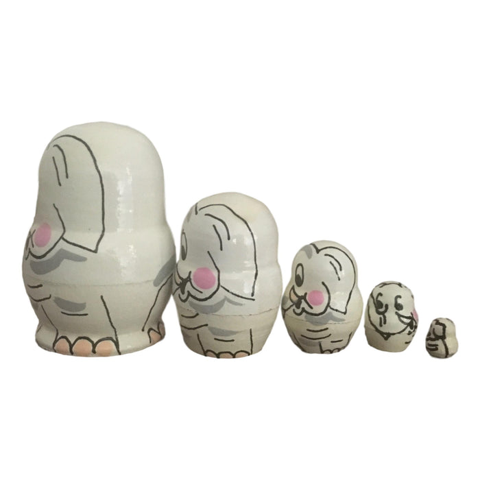 Elephant nesting dolls