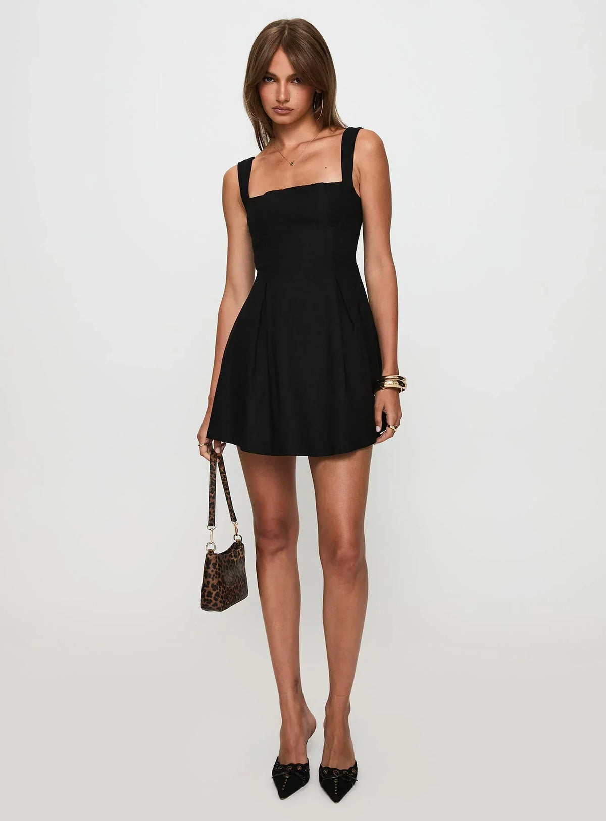 Xanthus Mini Dress Black