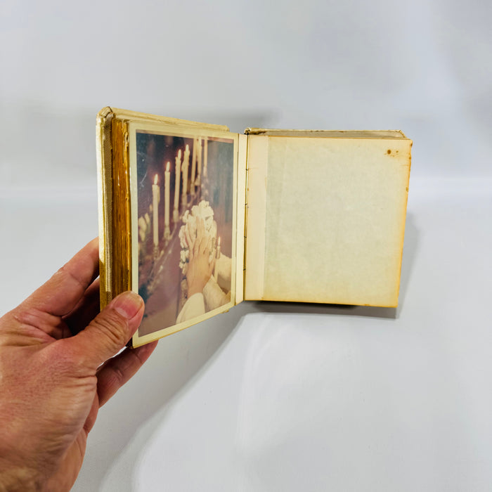 1968 Wedding Photo Album Filled Dehn Studio Ionia Michigan Story of Our Wedding Keepsake