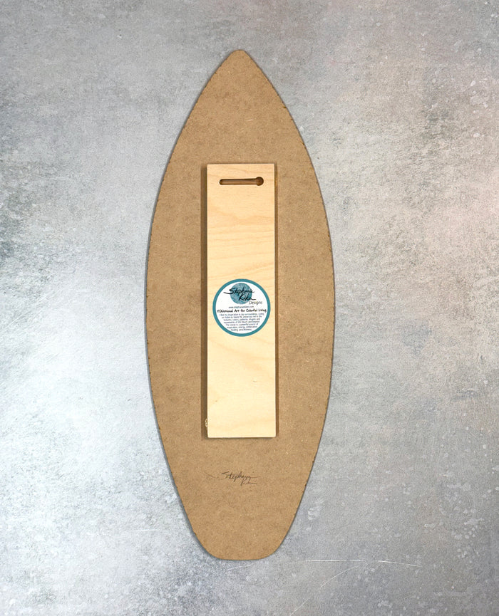 3 Baby Turtles Surfboard Wall Art