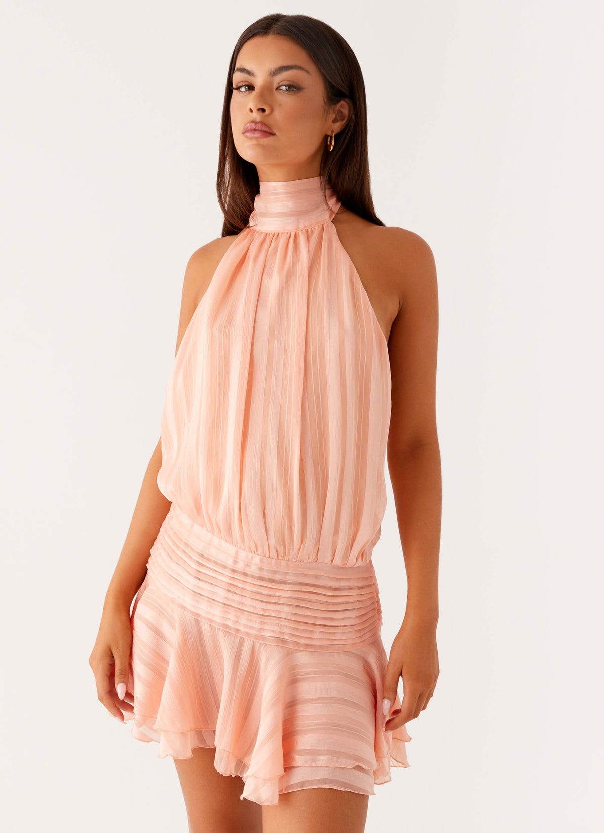 DAISY CHIFFON MINI DRESS
