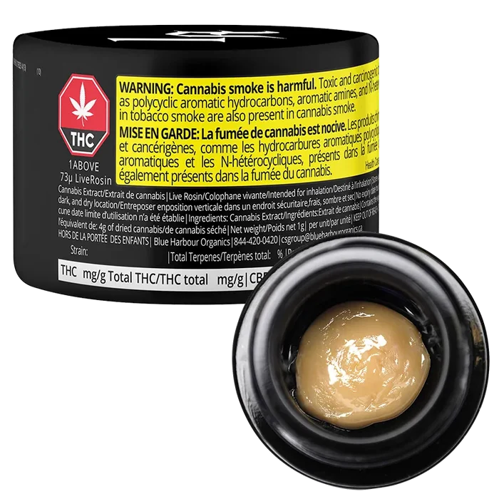 1Above 1 g 73u Live Rosin Concentrates