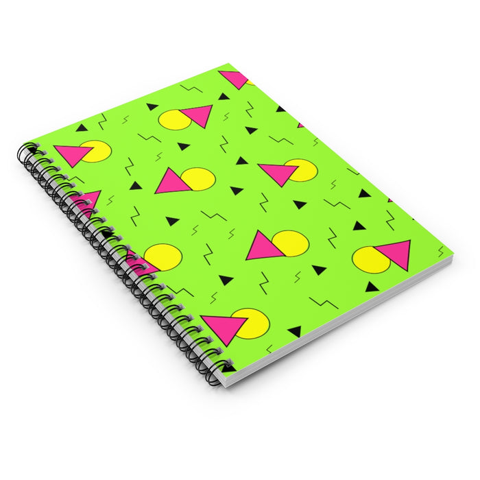 90s Retro Spiral Lined Notebook