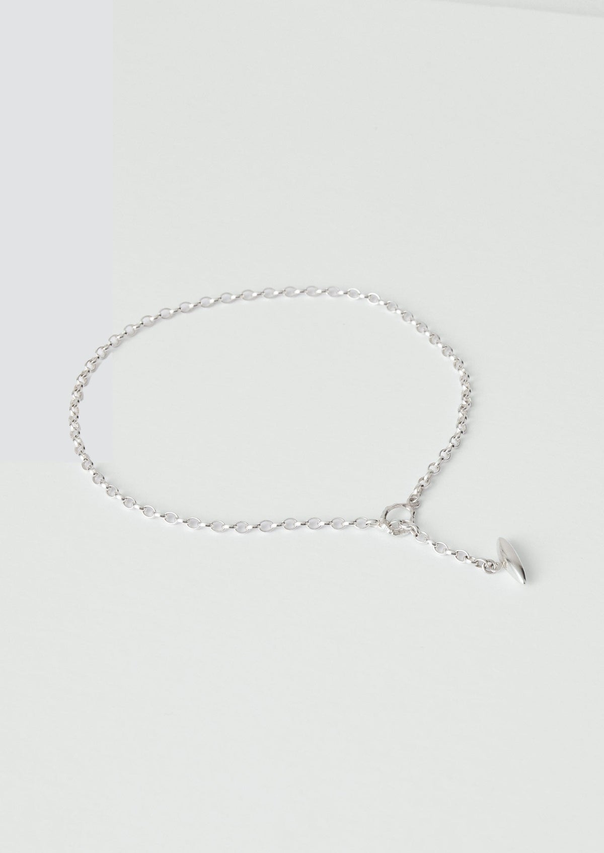 Sally Lacock Pod Toggle Silver Necklace | Silver