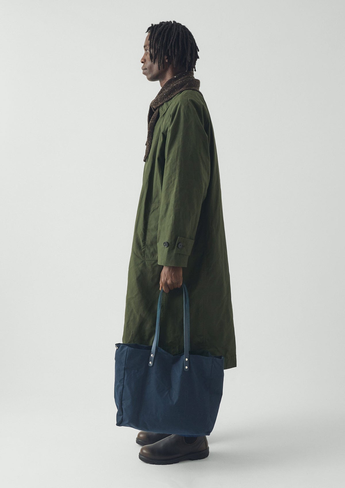 Kate Sheridan Waxed Canvas Tote | Midnight