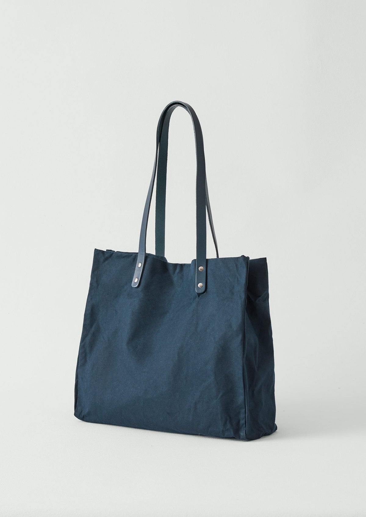 Kate Sheridan Waxed Canvas Tote | Midnight