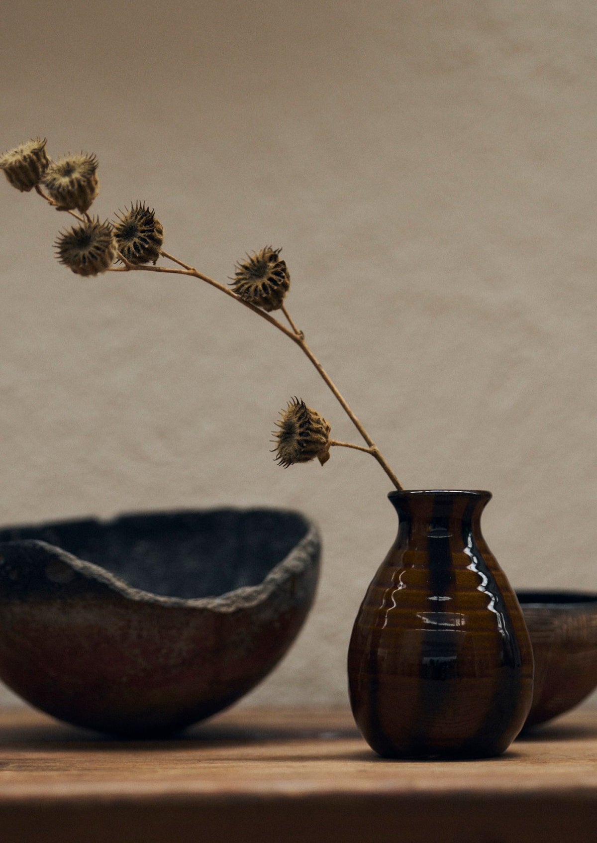 Rob Towler Slipware Bud Vase | Honey
