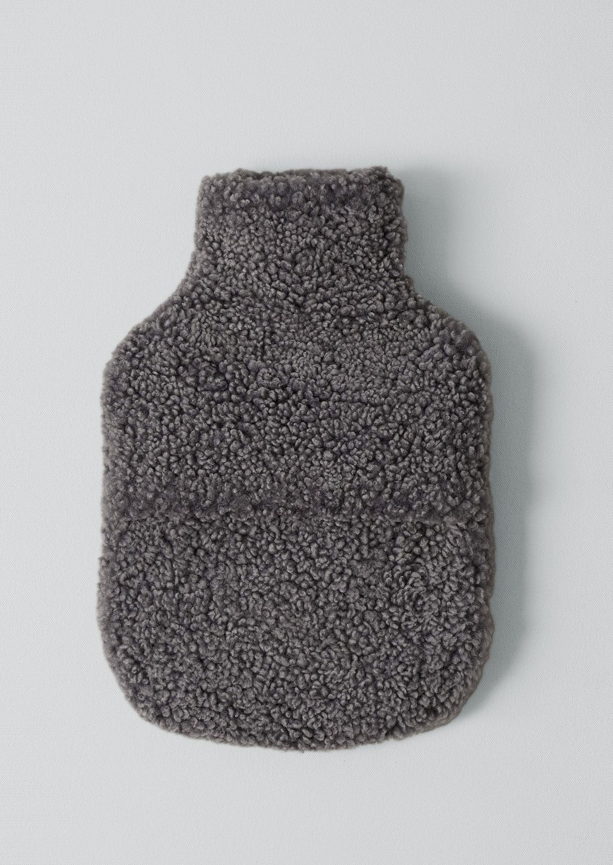 Sheepskin Hot Water Bottle Cover | Grey