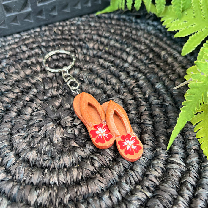 Pair Slipper Keychain