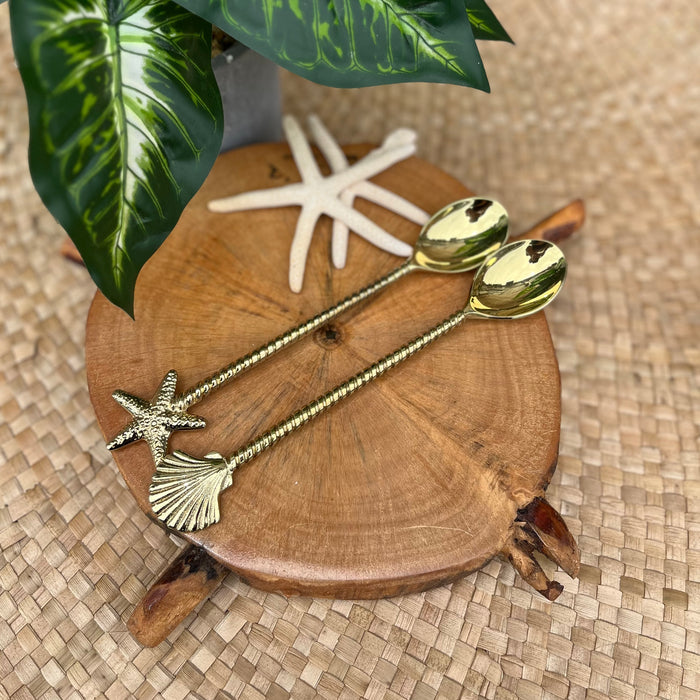 Brass Shell Spoon