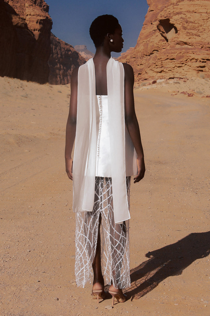 Isobel Dress - White