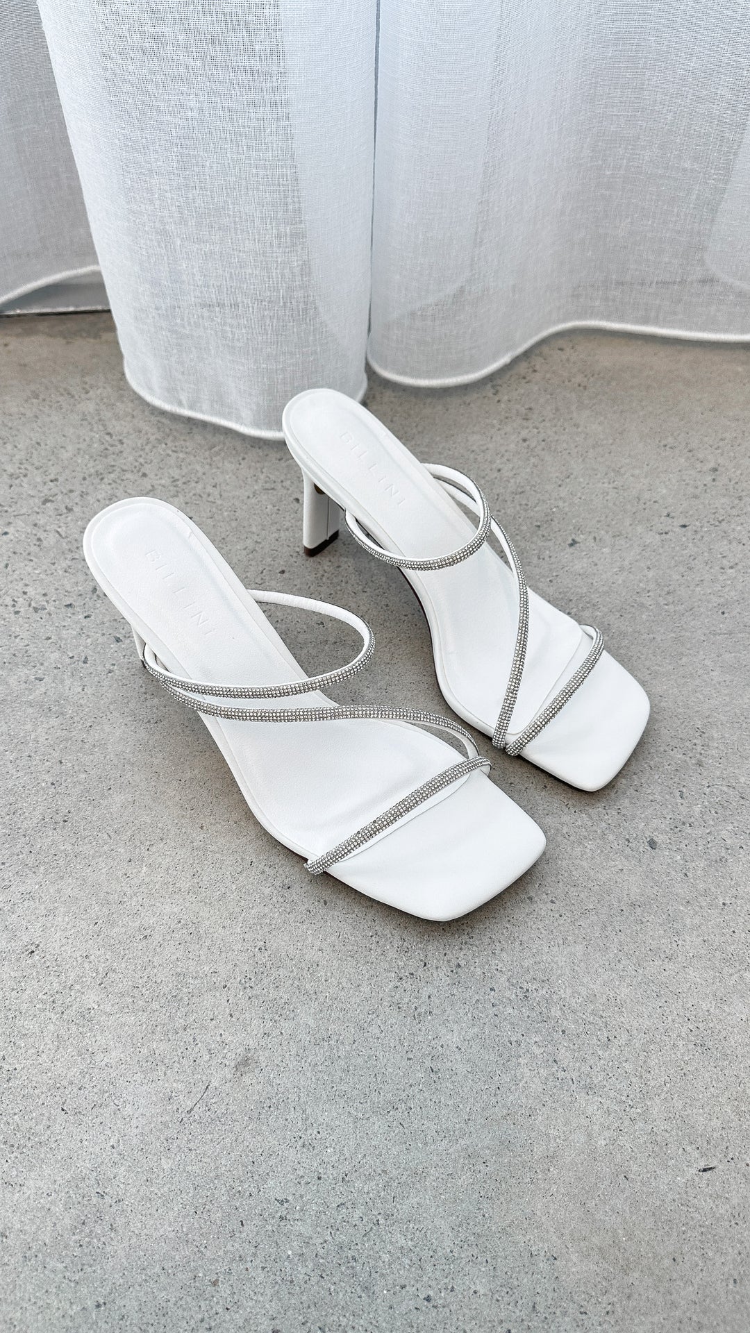 Femi Heels - White