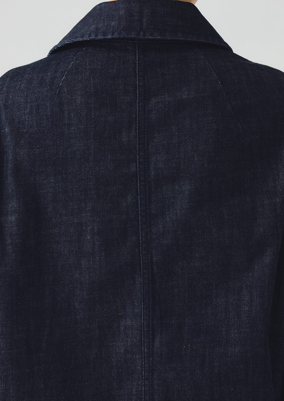 Wide Sleeve Organic Indigo Denim Jacket | Indigo