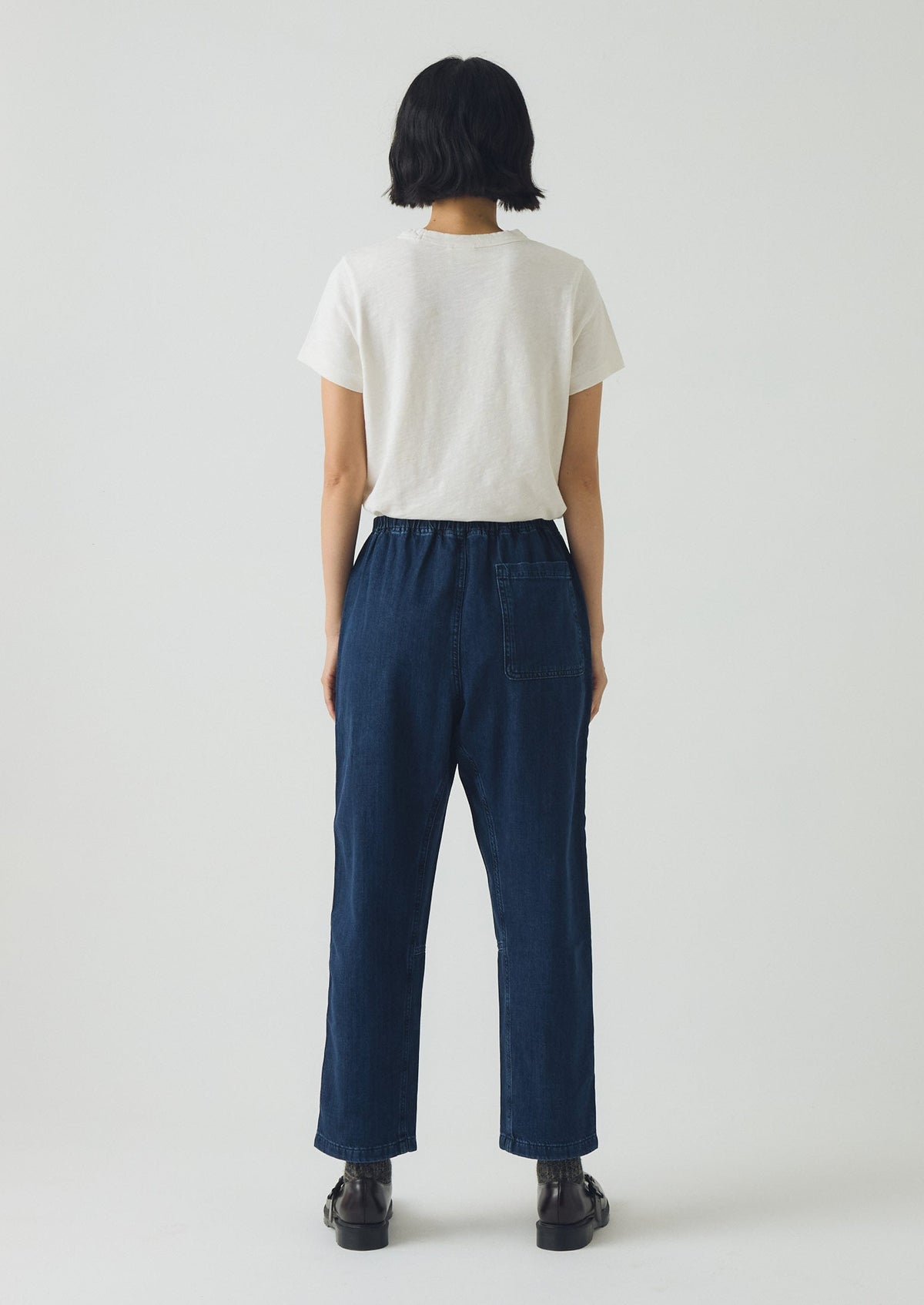 Suki Panelled Denim Trousers | Indigo