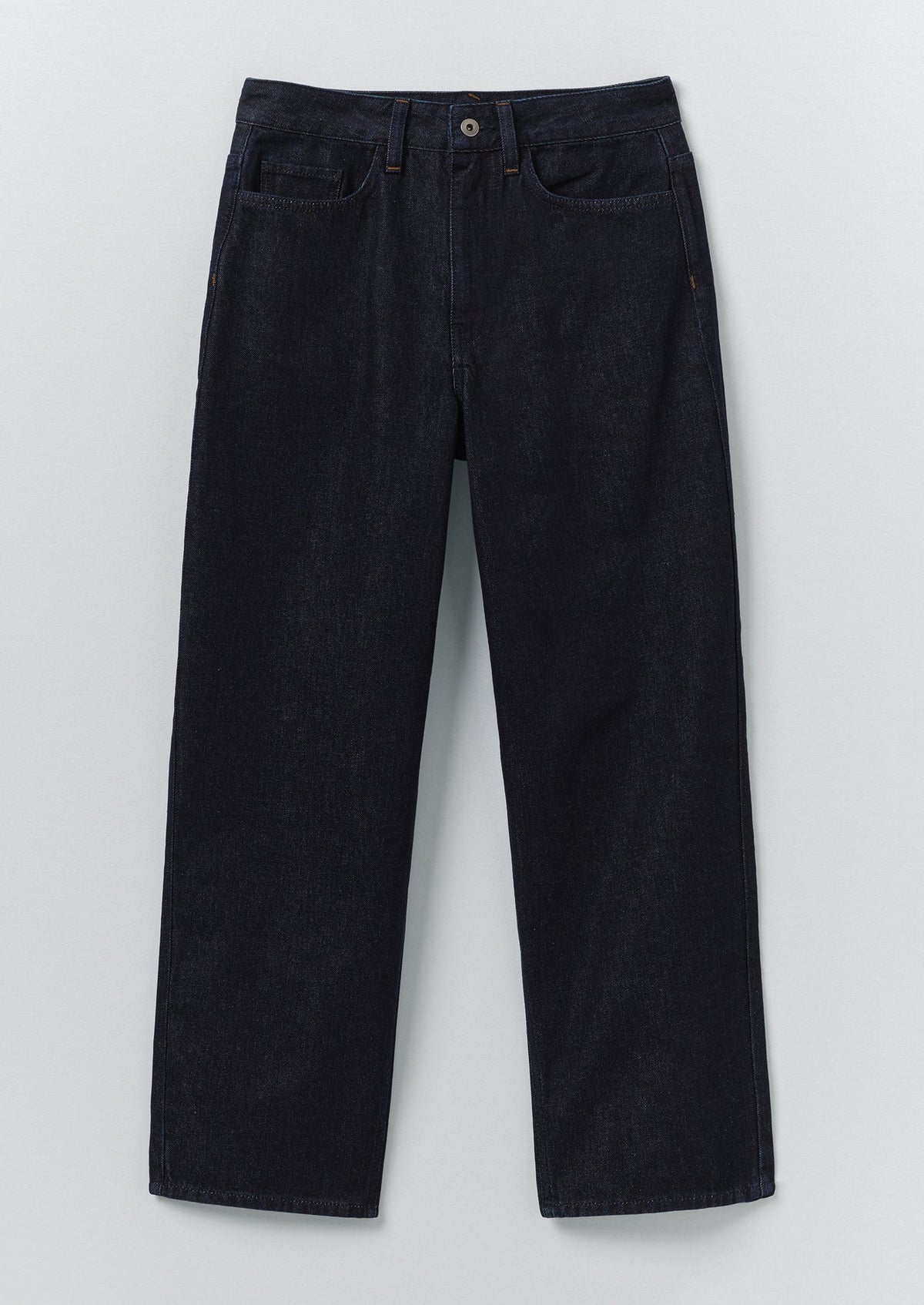 Indigo Denim Tapered Trousers | Indigo