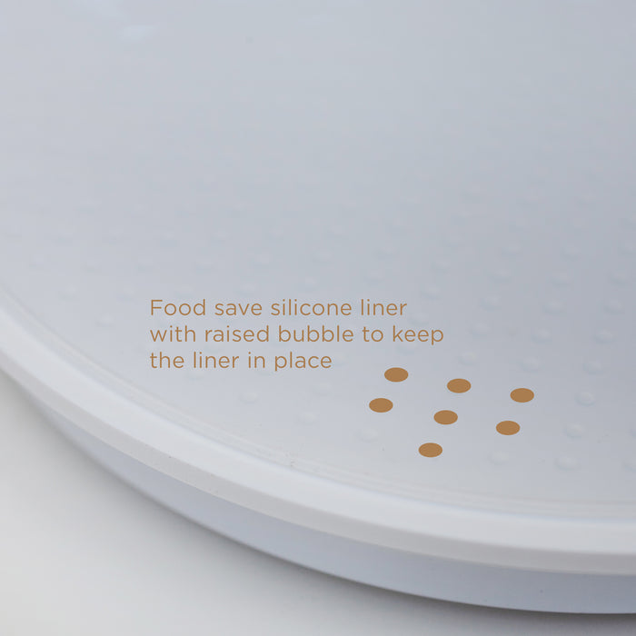 Acrylic Cookie and Cupcake Turntable makes for easy decorating.  Features a 6 inch surface with a smooth non-wobbly spin, and silicone textured surface to cold your cookie in place.  Cookie decorating tool.