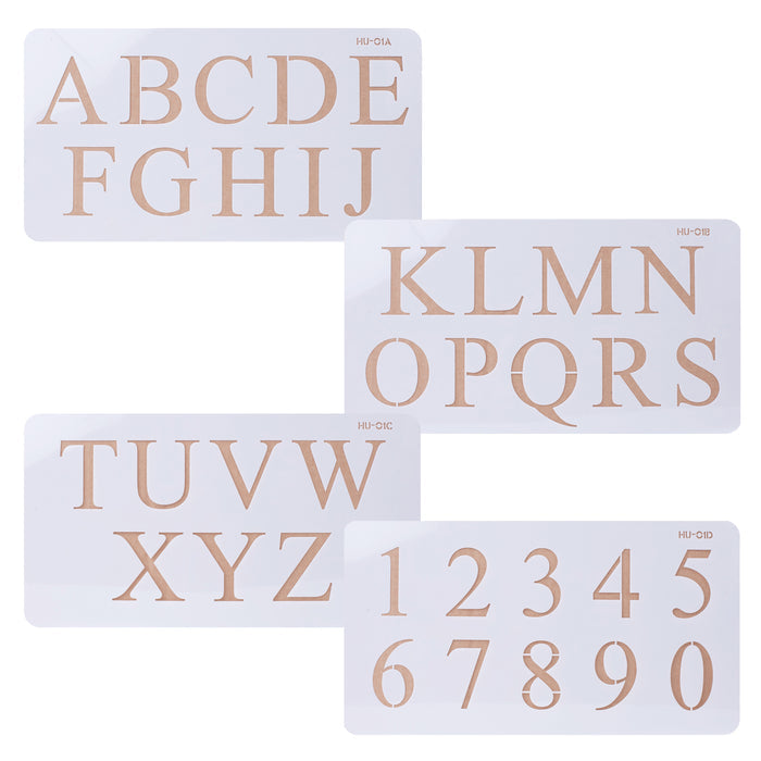 Acrylic Stencils Letters and Numbers for cake decorating your cakes, cupcakes and cookies. Lacupella
