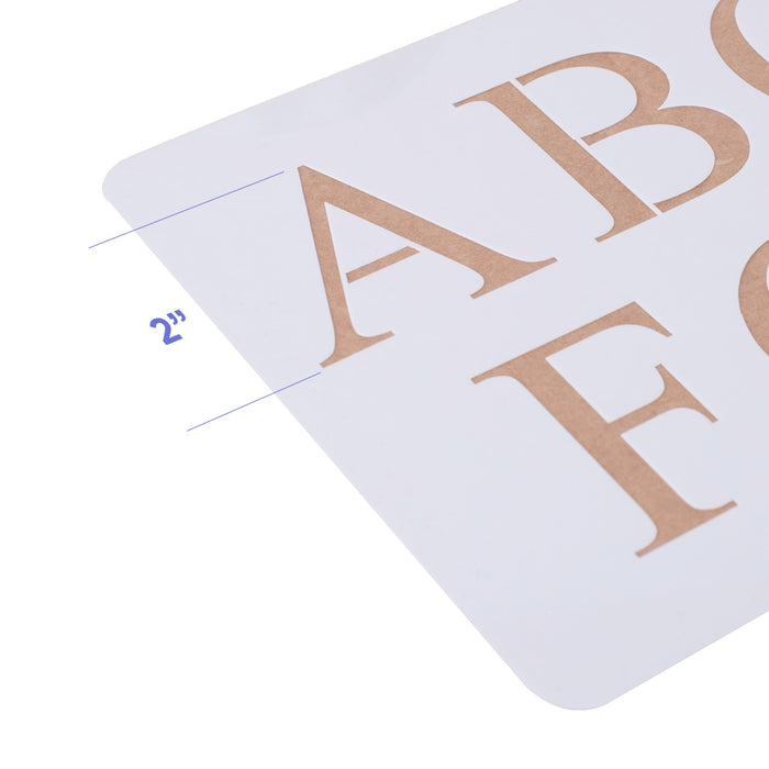 Acrylic Stencils Letters and Numbers for cake decorating your cakes, cupcakes and cookies. Lacupella