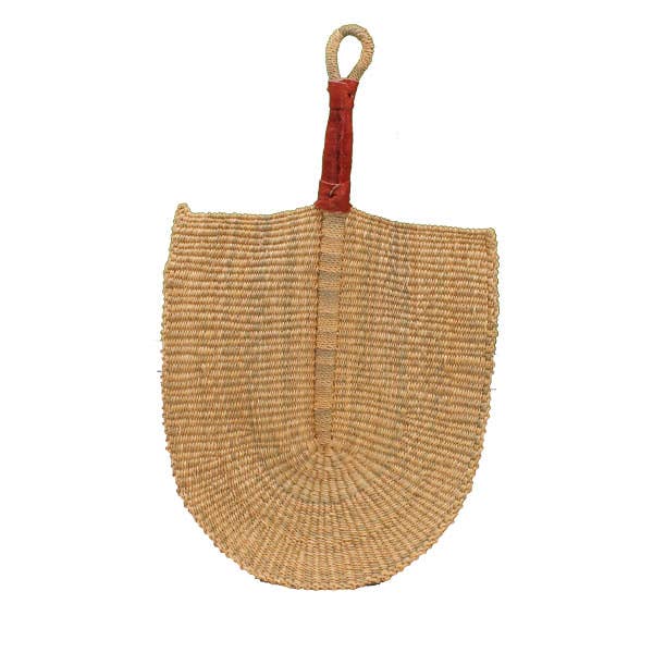 African Bolga Fan : Natural Grass Fan