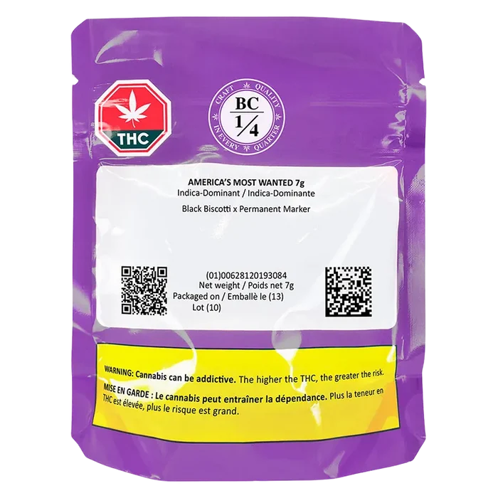 BC 1/4 7 g America's Most Wanted Flower