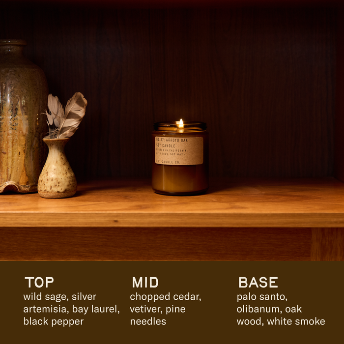 Arroyo Oak Standard Soy Candle — P.F. Candle Co.