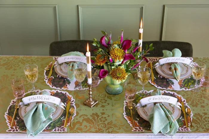 Artichoke Wreath Placemats / 12Pk