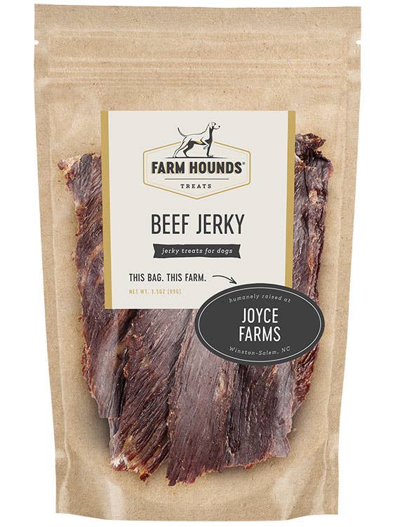 Beef Jerky - All-Natural Dog Treats - 3.5oz