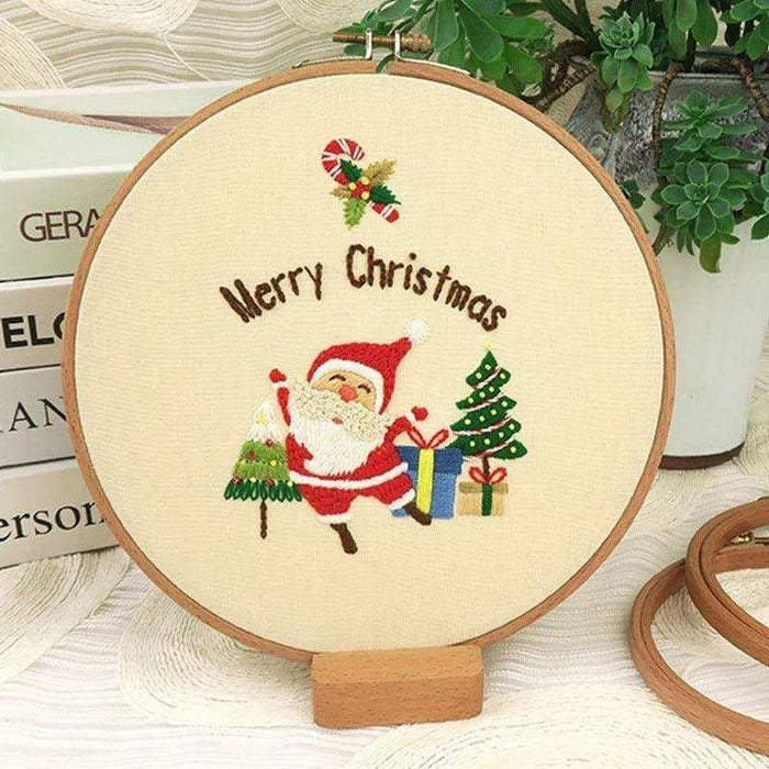 Embroidery DIY Material Package for Beginners - Christmas Series - DiyCraftsProject