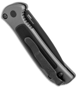 Benchmade 9750BK Mini Coalition Automatic Knife Gray Al/Black G-10 (2.9" Black) - GearBarrel.com
