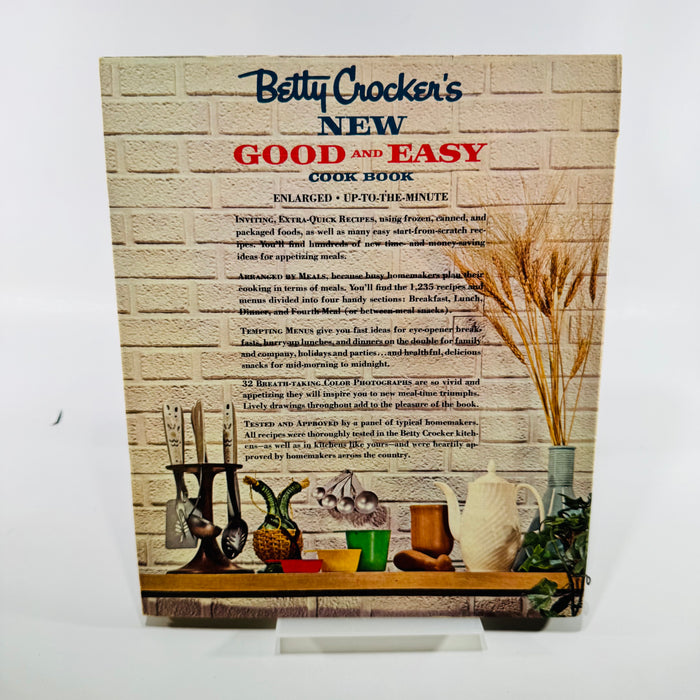 Betty Crocker's New Good and Easy Cook Book 1962 1st Ed 4th Printing Bundle with 2 Pamphlets