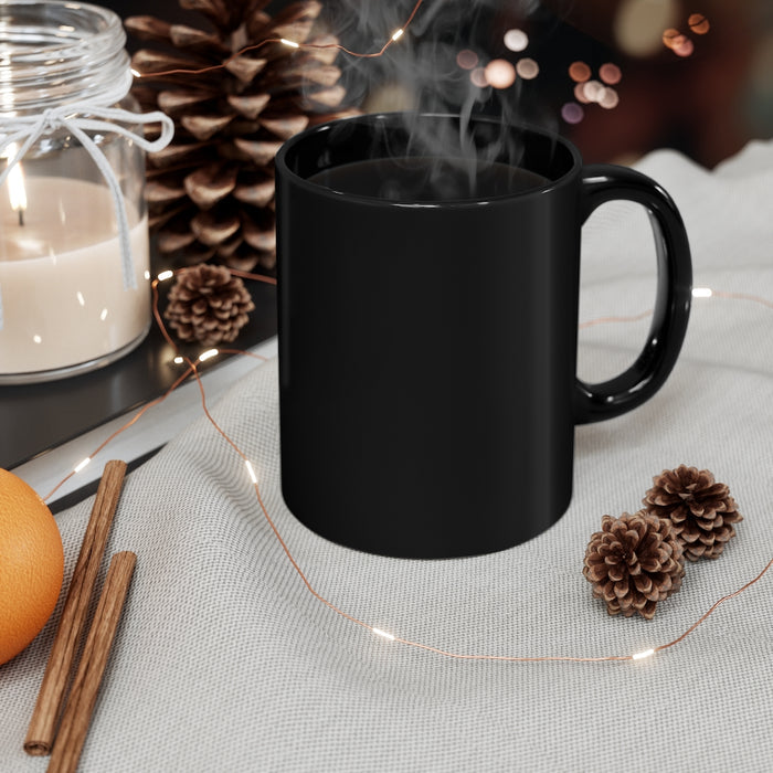 Black mug 11oz - Play Safe