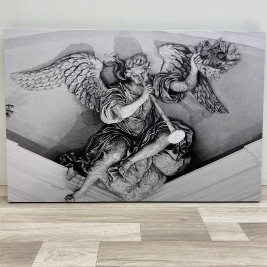 Black-White Photography Canvas - St Gabriel