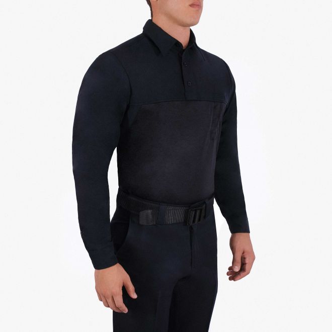 Blauer L/S Polyester Armorskin Winter Base Shirt - red-diamond-uniform-police-supply